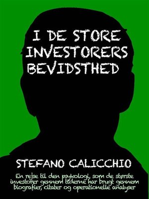 cover image of I de store investorers bevidsthed